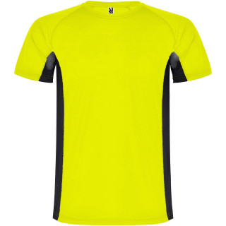 Shanghai Sport T-Shirt für Herren, fluor yellow / schwarz, S