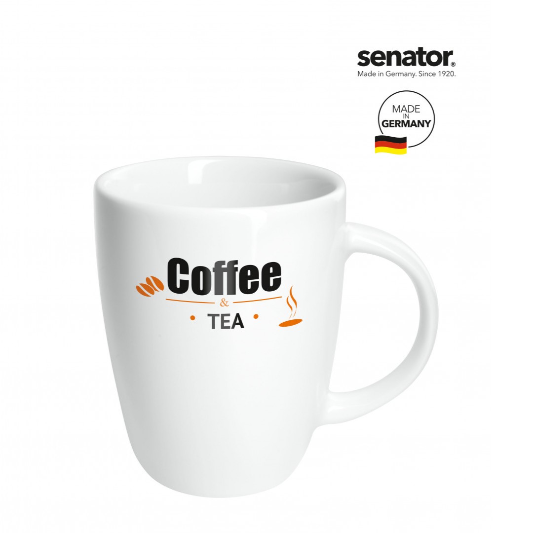 Senator Tasse mit Logo